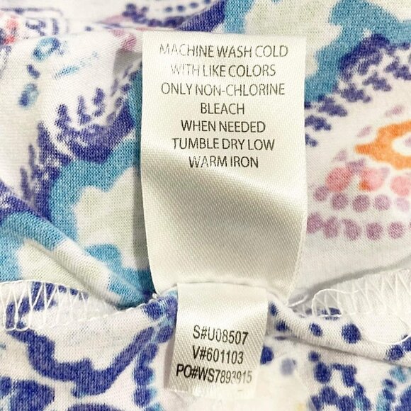 WinterSilks XL Top Blouse Colorful Paisley - Picture 6 of 6